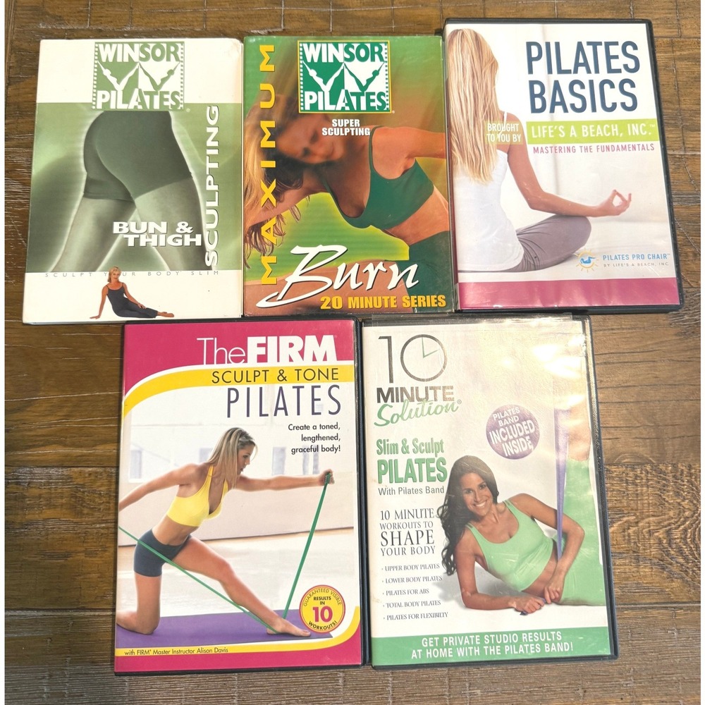 Winsor Pilates The Firm 10 Minuteโ Solution PILATES Workout DVD Lot Fitness Core